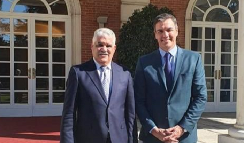 Presidente del Gobierno Español recibe a Miguel Vargas Maldonado