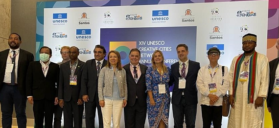 Alcalde Manuel Jiménez anuncia ante la UNESCO sistema de bandas musicales para niños de sectores populares