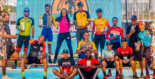 García y Vega ganan open ciclismo VIII Vuelta al Lago, Calizamar entrega recaudación RD$ 165.000 a Hospicio